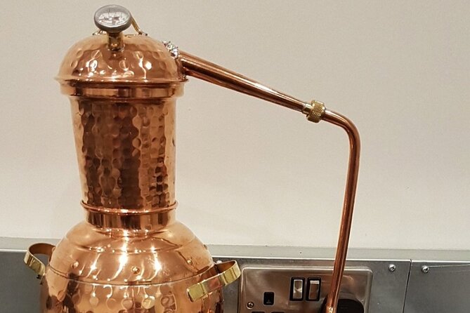 Distill a bottle of Gin on mini copper stills - Designing Your Bespoke Recipe: Make It Yours, With Real Guidance