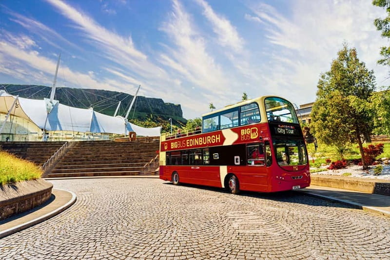 Edinburgh: Big Bus Hop-On, Hop-Off Tour by Open-Top Bus - City Tour stop guide: Grassmarket, Holyroodhouse, and Museum time