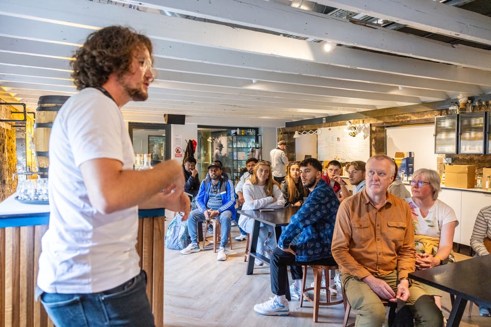 Edinburgh: Holyrood Distillery Whisky & Gin Tour - Cask Room: tutored single malt tasting and myth-busting