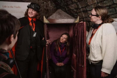 Edinburgh: Immersive Small-Group Haunted Underground Tour - Meeting at Mercat Cross and the Old Town “warm-up” walk