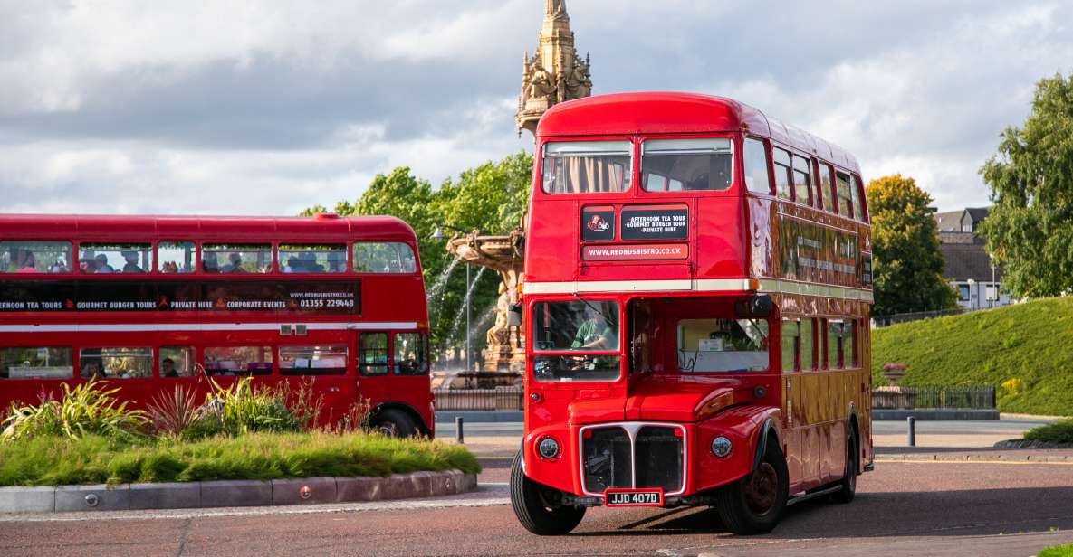 Edinburgh: Vintage Bus Tour with Afternoon Tea or Gin - The Menu: More Like a Real Afternoon Tea Than a Snack