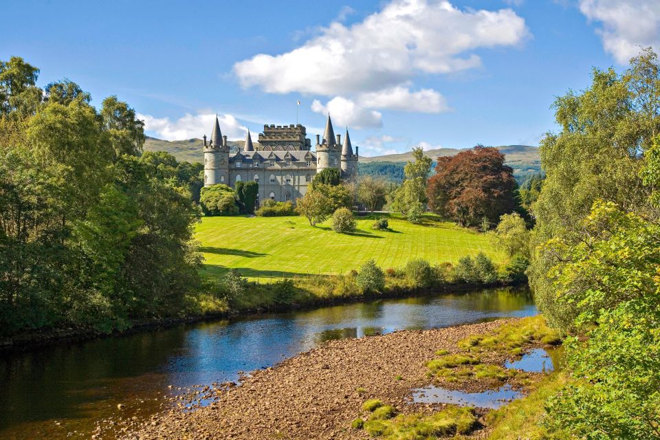 From Edinburgh: Loch Lomond and the West Highlands Day Tour - Inveraray time and Loch Fyne lunch, with an optional jail stop
