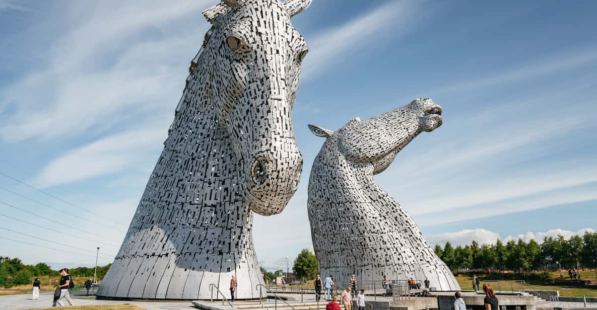 From Edinburgh: Loch Lomond, Stirling Castle & Kelpies Tour - The Kelpies: 30m sculptures and Scottish folklore energy
