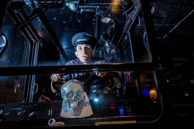 Ghost Bus Tour of Edinburgh - Entering the Ghost Bus at George IV Bridge