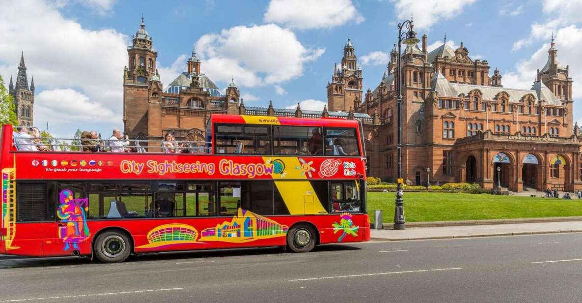 Glasgow: City Sightseeing Hop-On Hop-Off Bus Tour - How the Glasgow Red Route Loop Works (90 Minutes, Every 30)