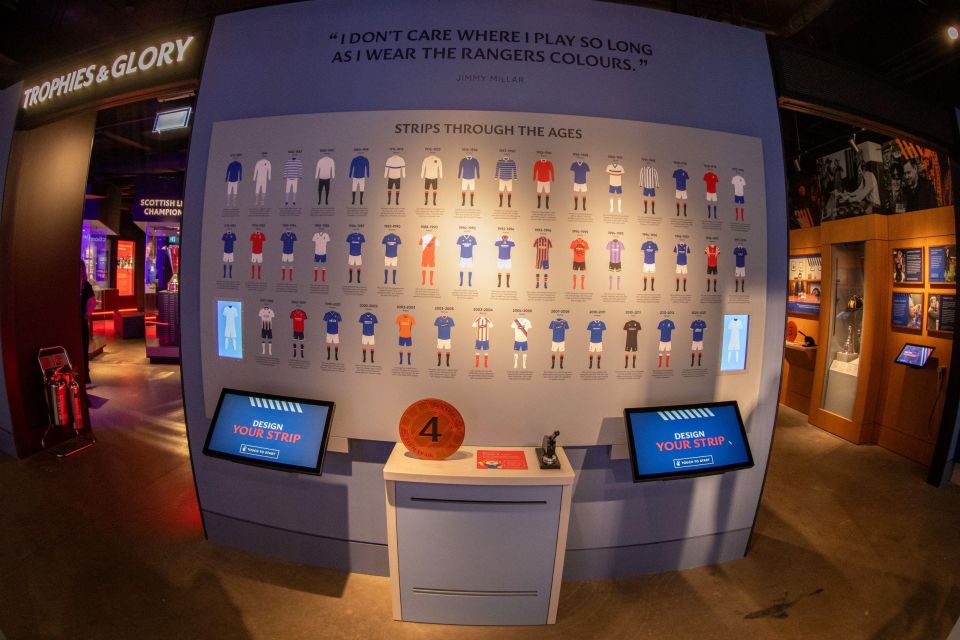 Glasgow: Rangers Football Club Museum - Entering Edmiston House and starting your timed, self-guided route