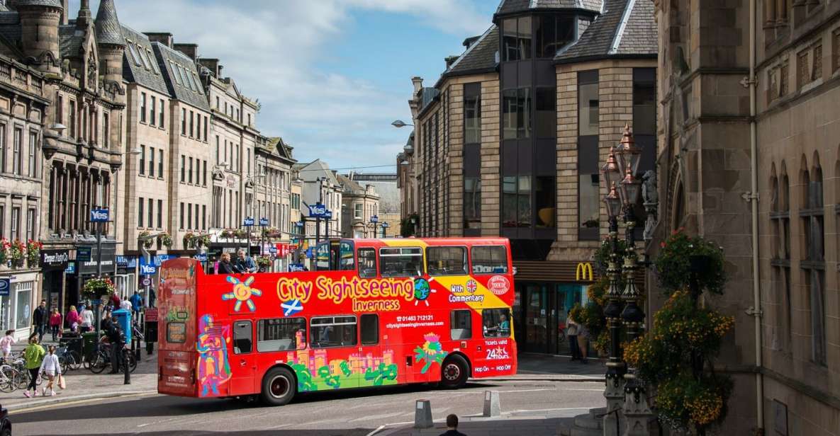 Inverness: City Sightseeing Hop-On Hop-Off Bus Tour - Inverness Castle Area, Flora MacDonald, and the 3 Graces