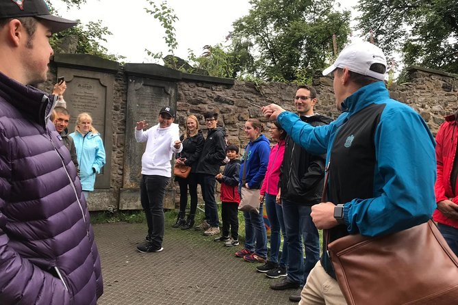 Original Harry Potter Locations Tour in Edinburgh : Guided Tour - Castlehill stops: the graveyard connection and the Diagon Alley facade