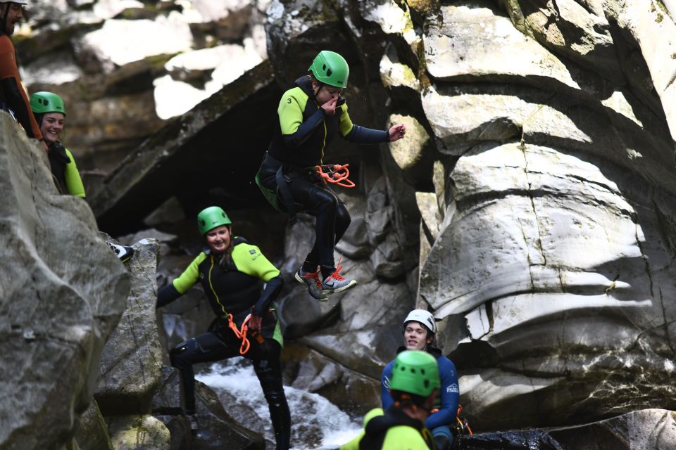 Pitlochry: Lower Falls of Bruar Guided Canyoning Experience - Inside the canyon: abseils, slides, climbs, and pool time
