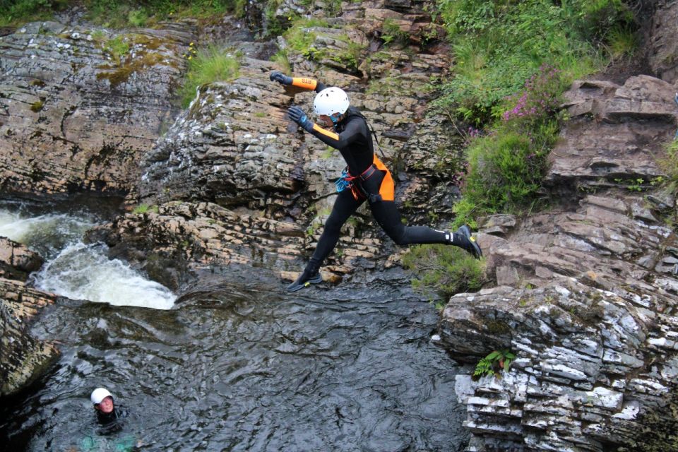 Roybridge, Lochaber: CANYONING - Laggan Canyon - The safety brief and the “challenge by choice” approach