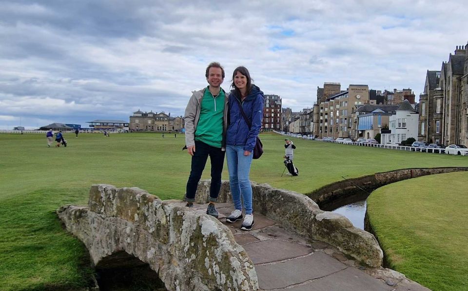 St Andrews: Town, Golf, and Old Course History Tour - Walking by the 18th green, 1st tee, and first fairway